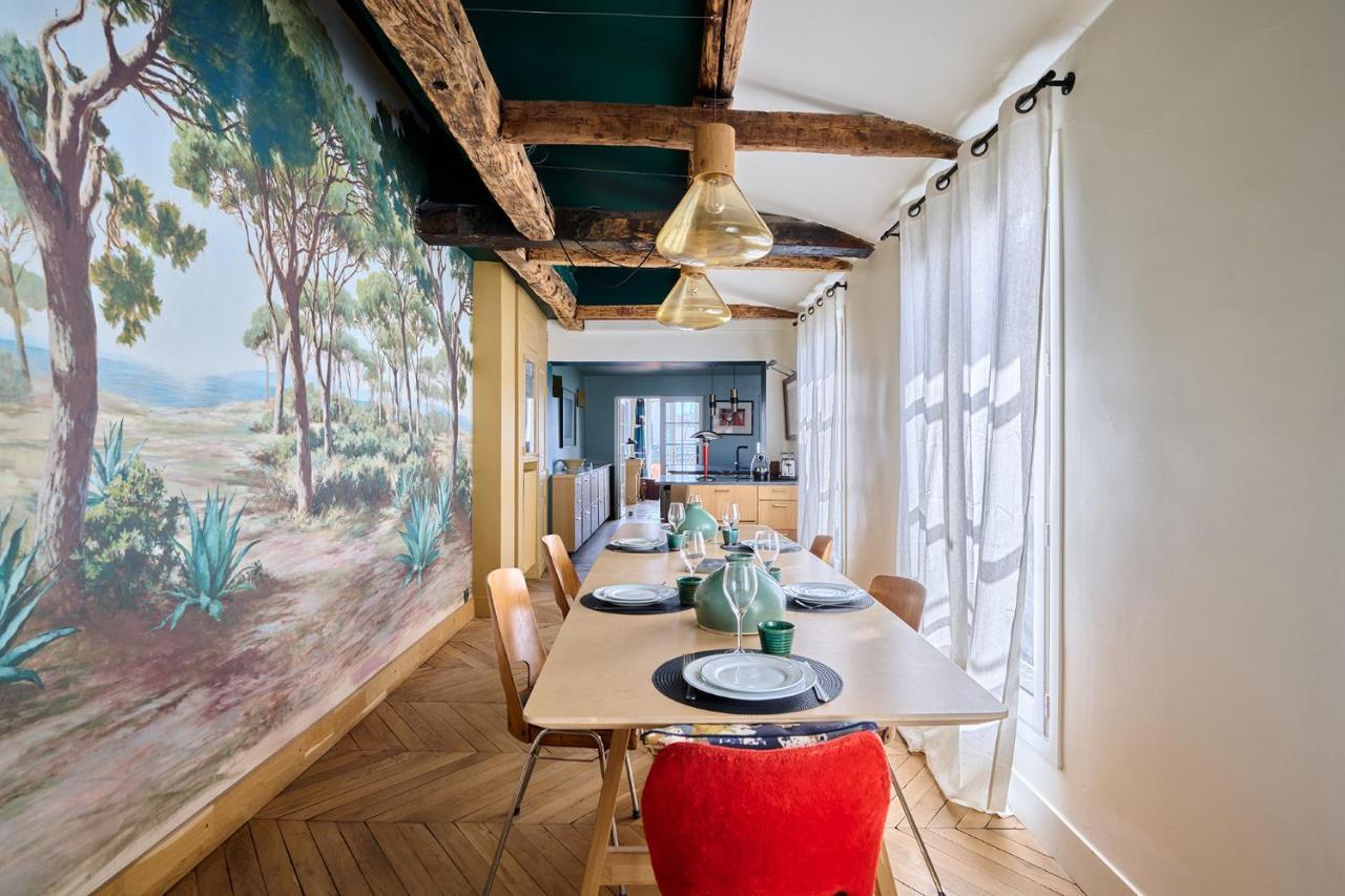 Apartment Center Of Paris With Terrace By Studio Prestige Buitenkant foto